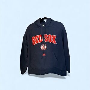 Adidas Men's Navy Blue Red Sox Sweater